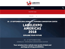 Tablet Screenshot of labelexpo-americas.com